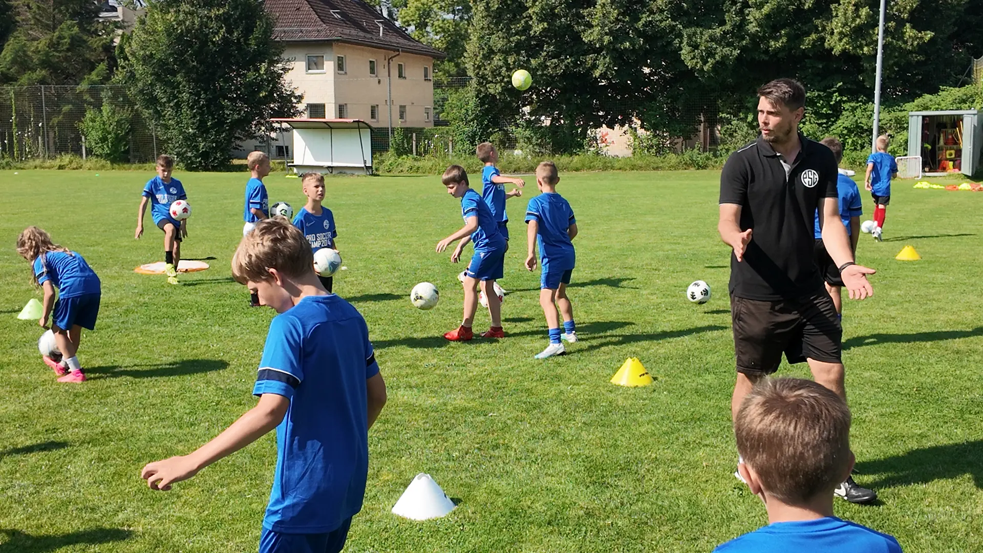 Technikübung beim PSG Sommercamp